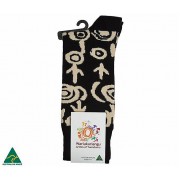 Aboriginal Art Cotton Socks - Paddy Stewart